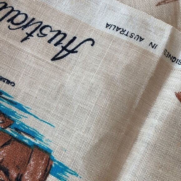 Linen New Handpainted towel wall hanging 18” x 31” - Picture 9 of 16